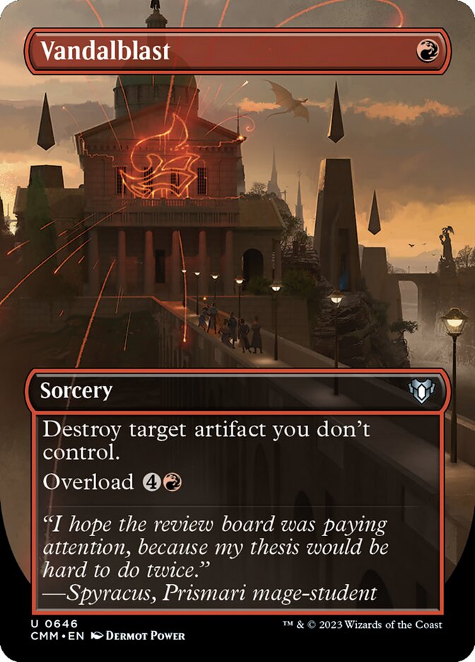 MTG Card Title: Vandalblast CMM/646