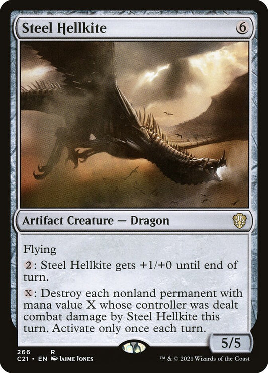 MTG Card Title: Steel Hellkite C21/266