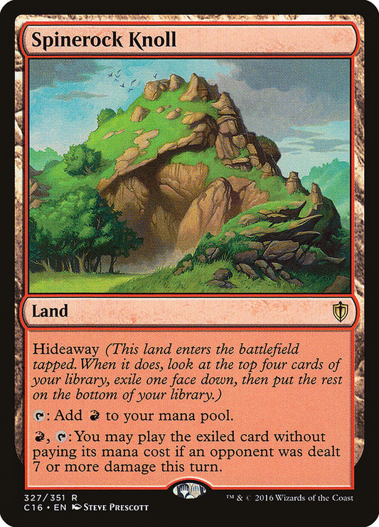 MTG Card Title: Spinerock Knoll C16/327