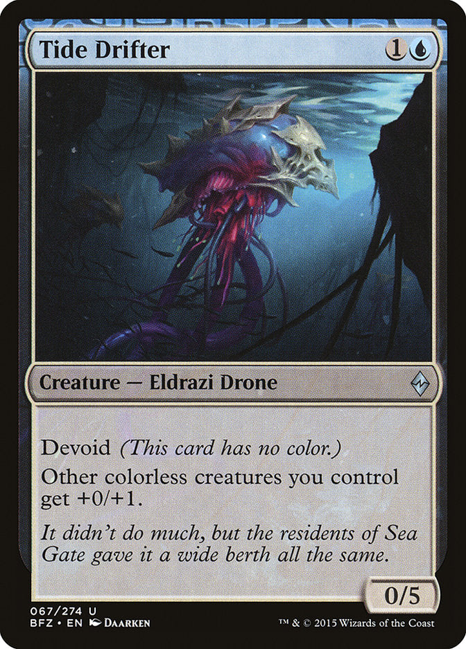MTG Card Title: Tide Drifter BFZ/67