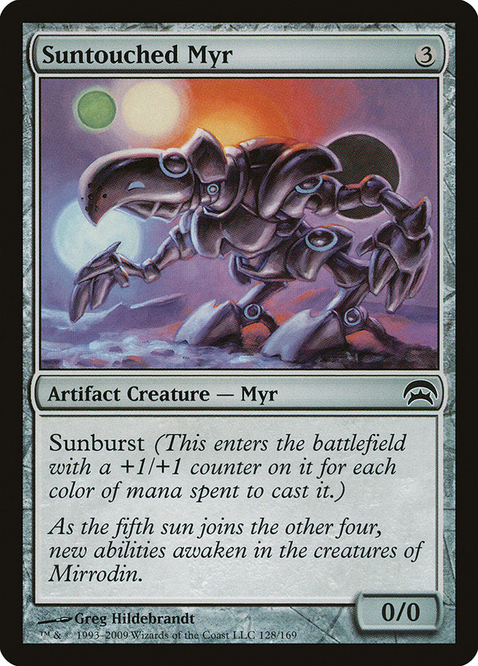 MTG Card Title: Suntouched Myr HOP/128
