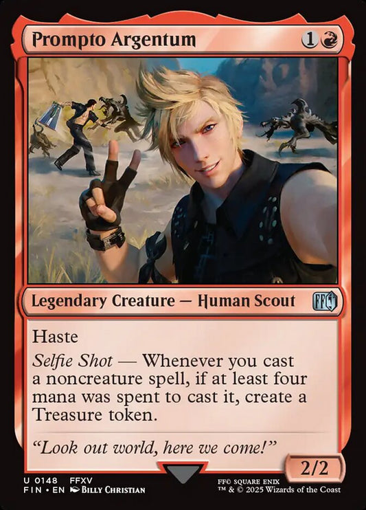MTG Card Title: Prompto Argentum FIN/148