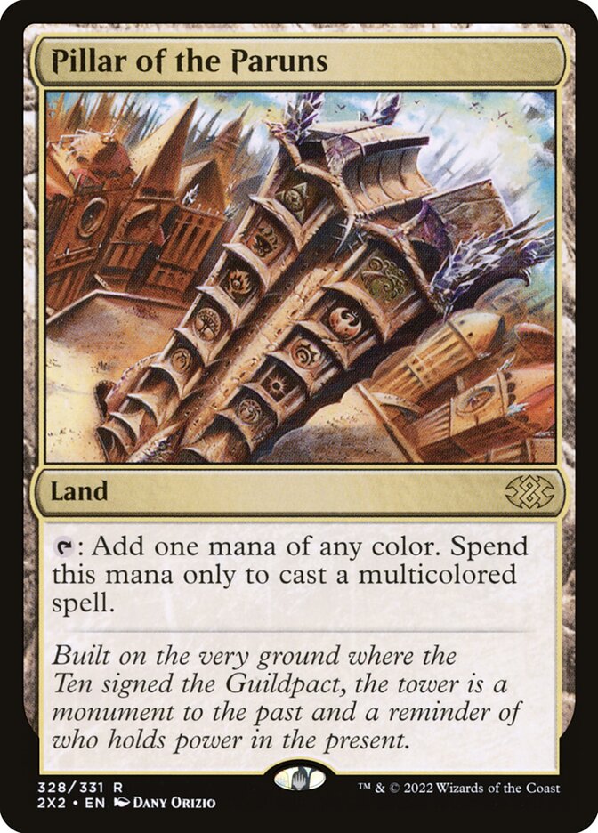 MTG Card Title: Pillar of the Paruns 2X2/328