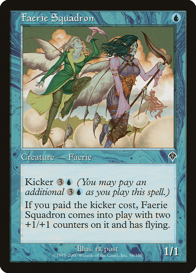 MTG Card Title: Faerie Squadron INV/58