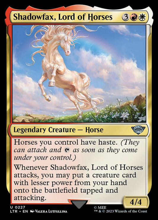 MTG Card Title: Shadowfax, Lord of Horses LTR/227