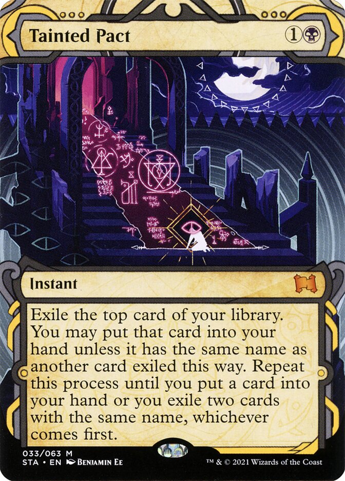 MTG Card Title: Tainted Pact STA/33