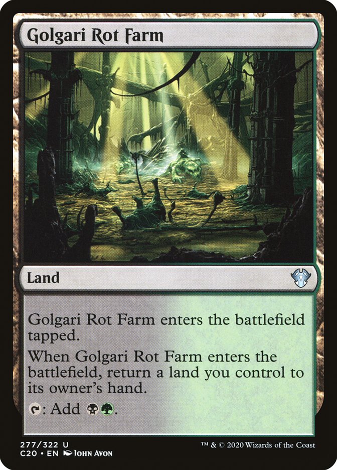 MTG Card Title: Golgari Rot Farm C20/277