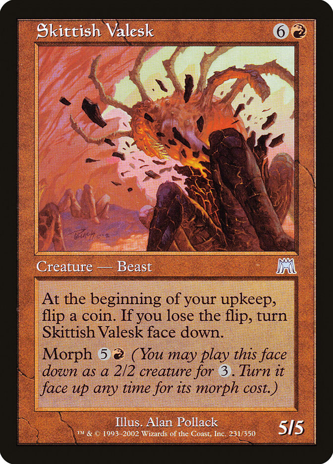 MTG Card Title: Skittish Valesk ONS/231