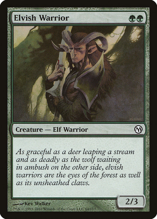 MTG Card Title: Elvish Warrior DPA/64