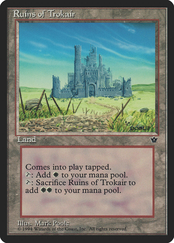 MTG Card Title: Ruins of Trokair FEM/100