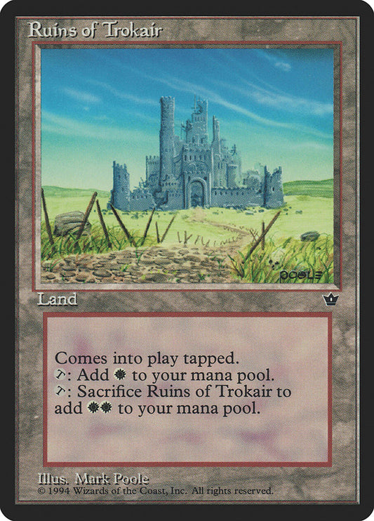MTG Card Title: Ruins of Trokair FEM/100