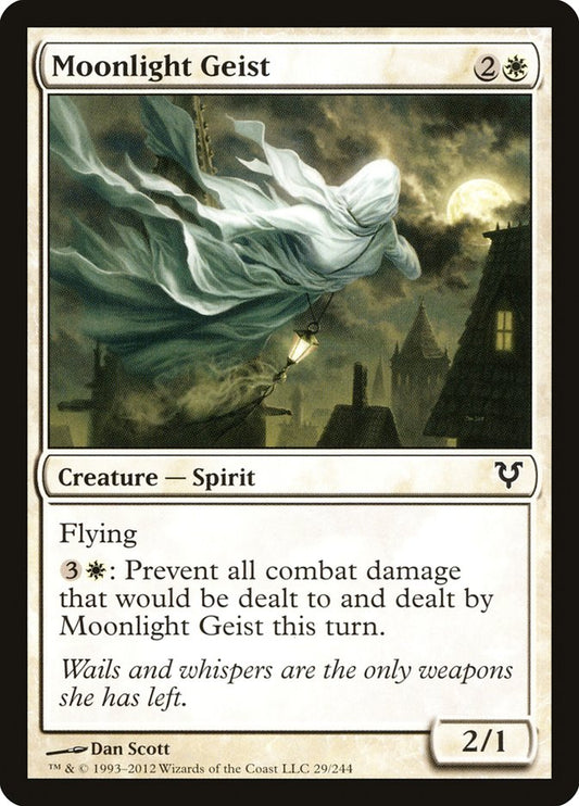 MTG Card Title: Moonlight Geist AVR/29