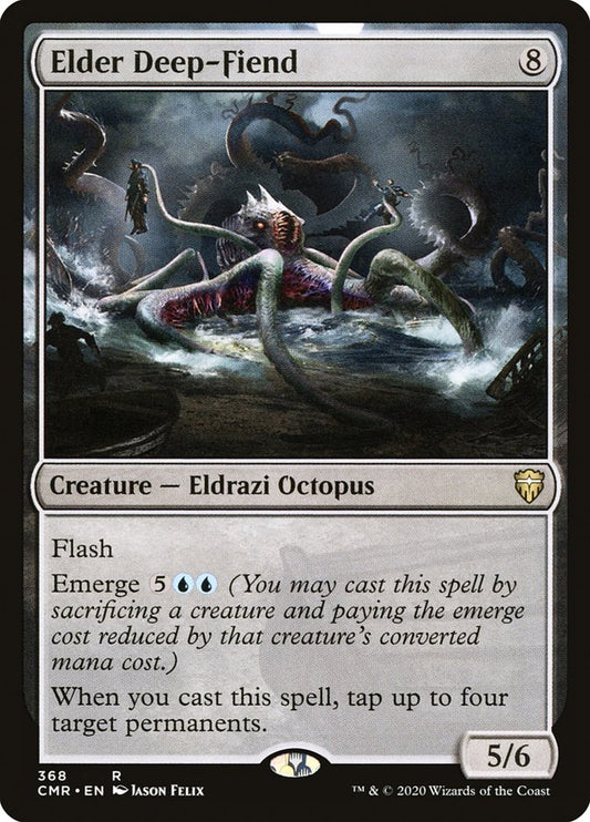 MTG Card Title: Elder Deep-Fiend CMR/368