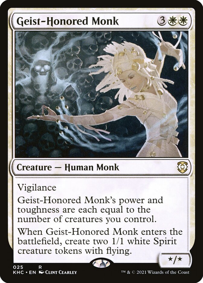 MTG Card Title: Geist-Honored Monk KHC/25