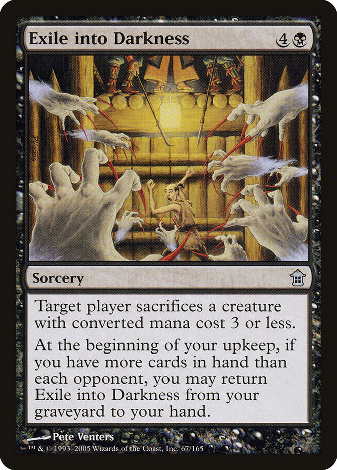 MTG Card Title: Exile into Darkness SOK/67