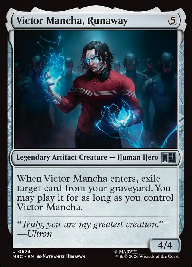 MTG Card Title: Victor Mancha, Runaway MSC/574