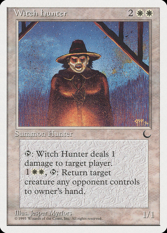 MTG Card Title: Witch Hunter CHR/14