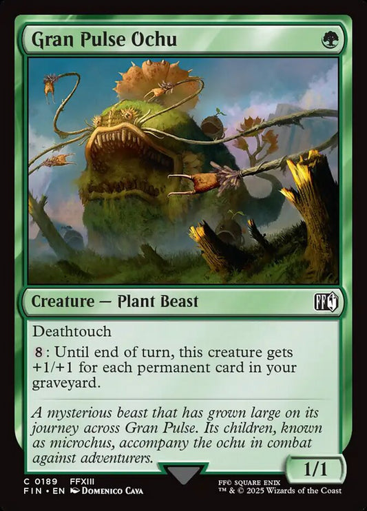 MTG Card Title: Gran Pulse Ochu FIN/189
