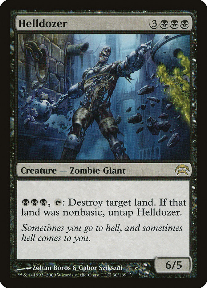 MTG Card Title: Helldozer HOP/30