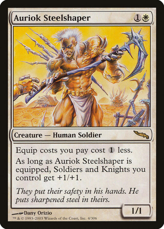 MTG Card Title: Auriok Steelshaper MRD/4