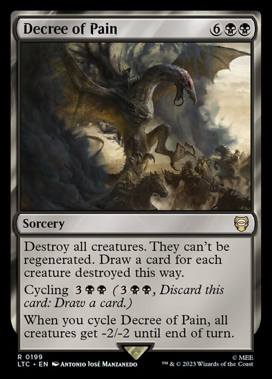 MTG Card Title: Decree of Pain LTC/199