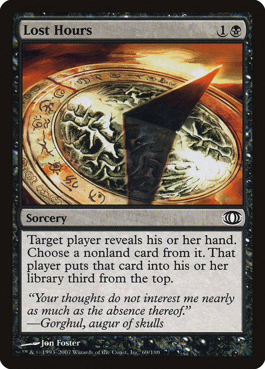 MTG Card Title: Lost Hours FUT/69