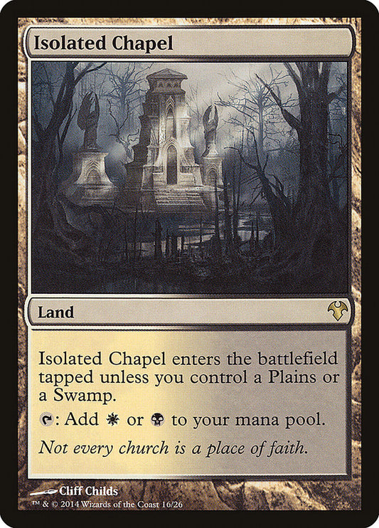 MTG Card Title: Isolated Chapel MD1/16