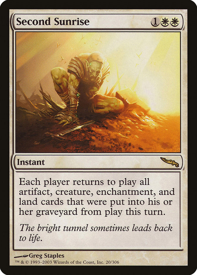 MTG Card Title: Second Sunrise MRD/20