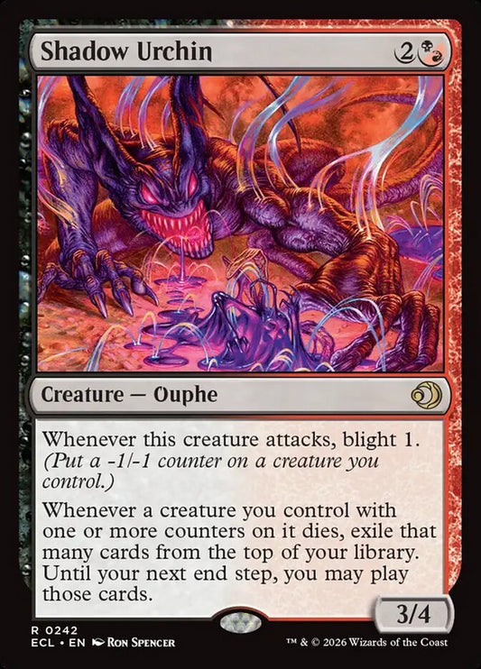 MTG Card Title: Shadow Urchin ECL/242