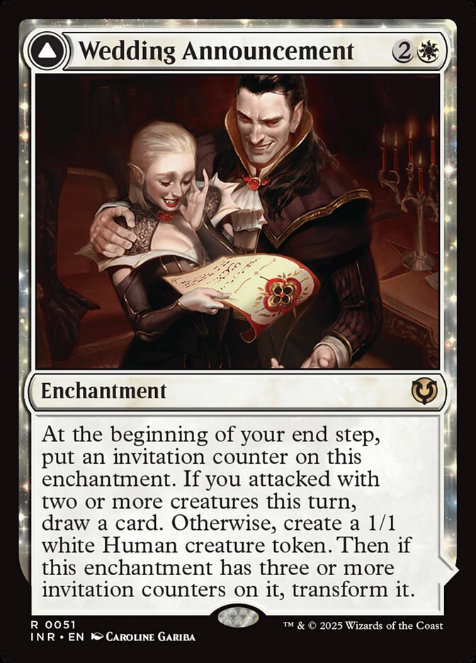 MTG Card Title: Wedding Announcement // Wedding Festivity INR/51