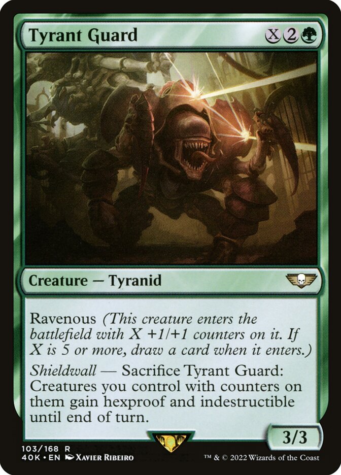 MTG Card Title: Tyrant Guard 40K/103