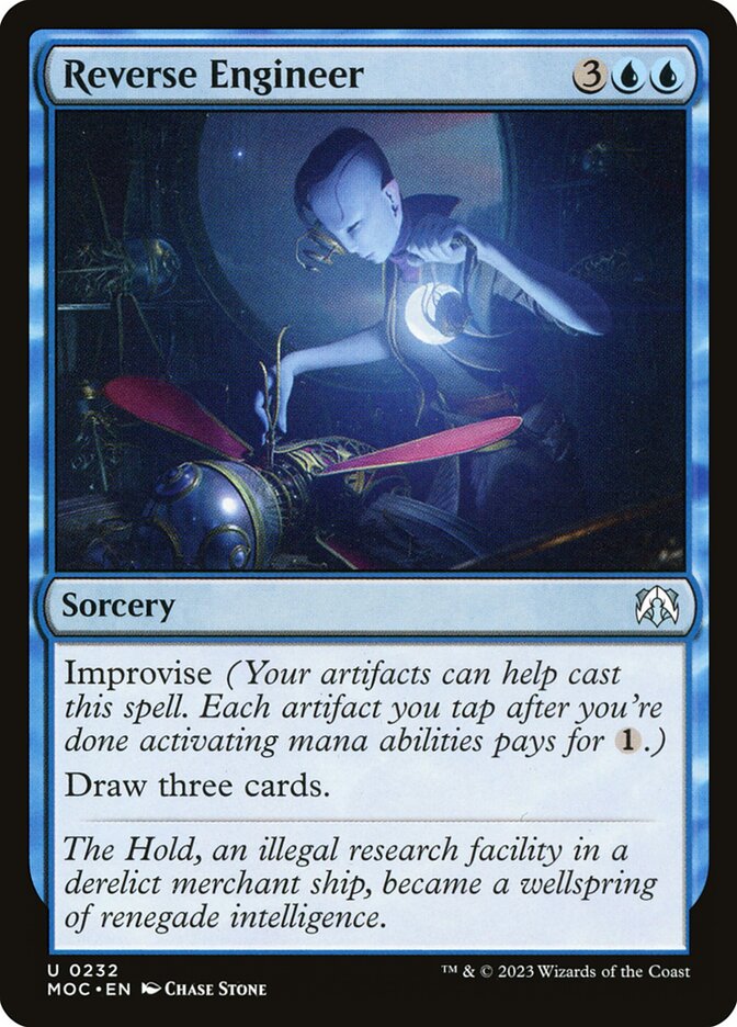 MTG Card Title: Reverse Engineer MOC/232