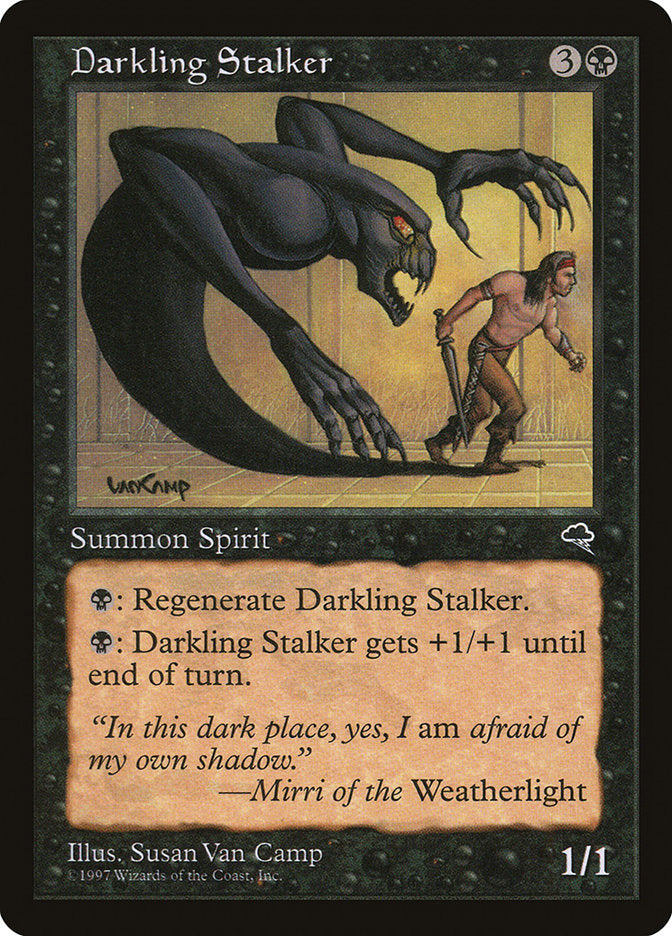 MTG Card Title: Darkling Stalker TMP/119