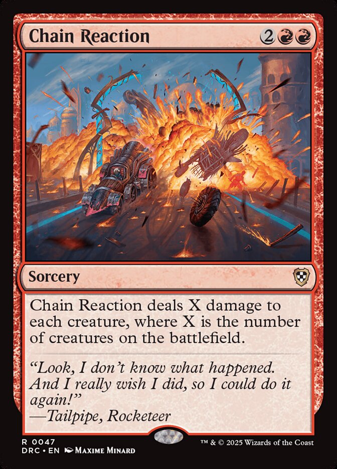 MTG Card Title: Chain Reaction DRC/47
