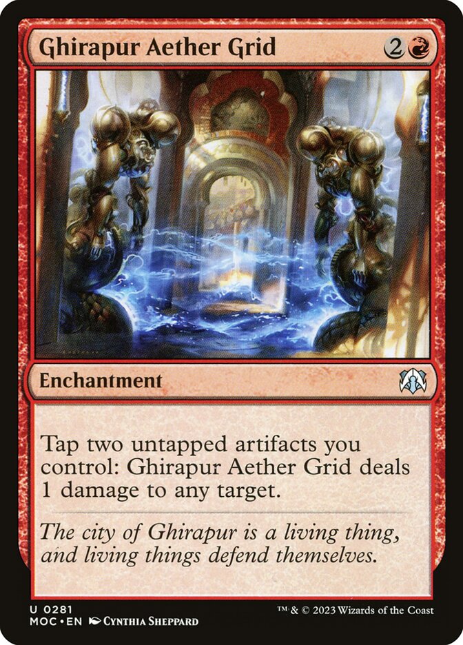MTG Card Title: Ghirapur Aether Grid MOC/281