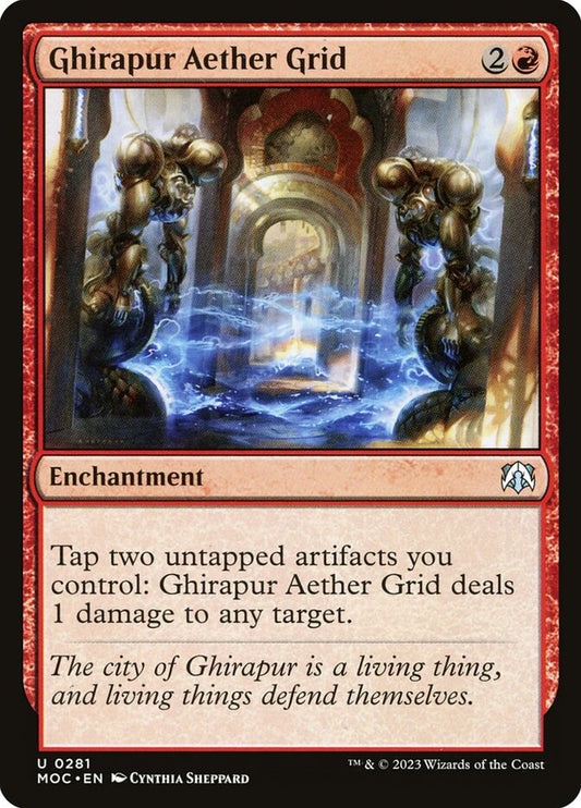 MTG Card Title: Ghirapur Aether Grid MOC/281