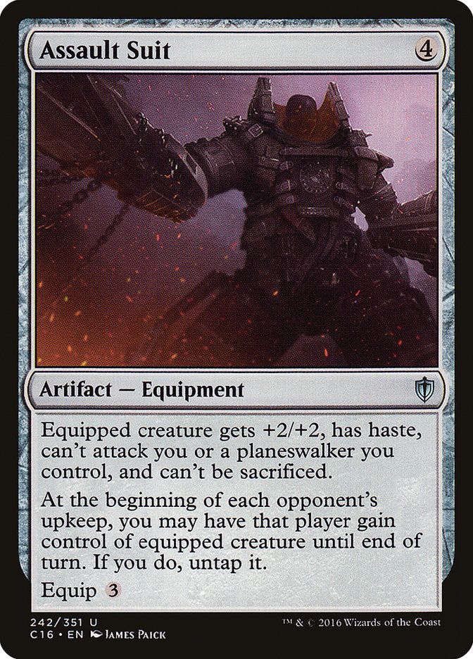 MTG Card Title: Assault Suit C16/242