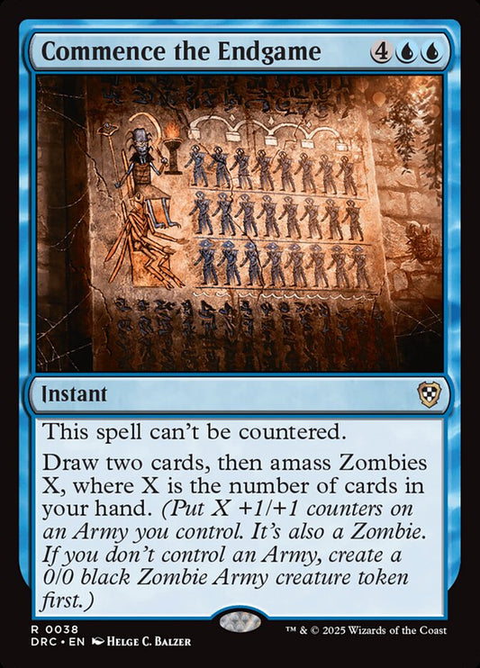 MTG Card Title: Commence the Endgame DRC/38
