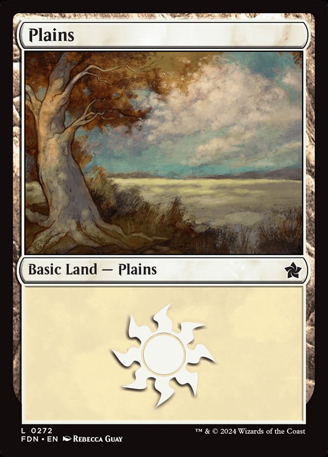 MTG Card Title: Plains FDN/272