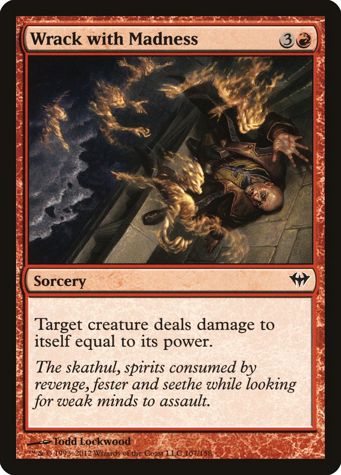 MTG Card Title: Wrack with Madness DKA/107