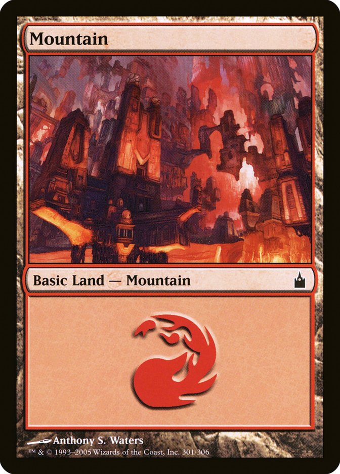 MTG Card Title: Mountain RAV/301