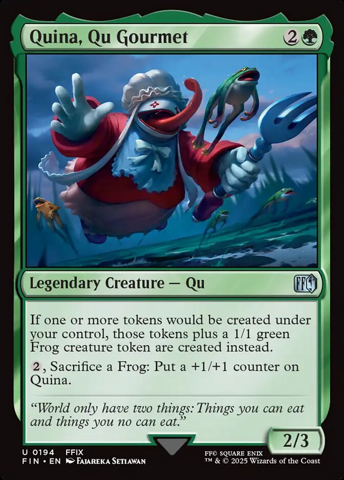 MTG Card Title: Quina, Qu Gourmet FIN/194