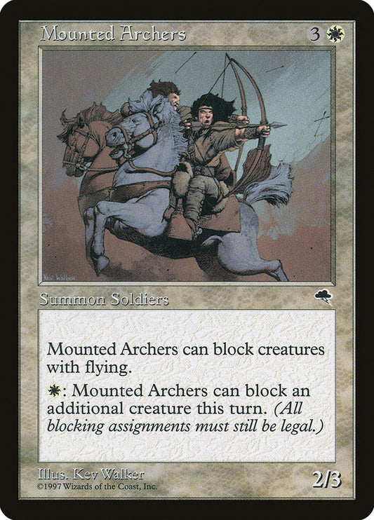 MTG Card Title: Mounted Archers TMP/30