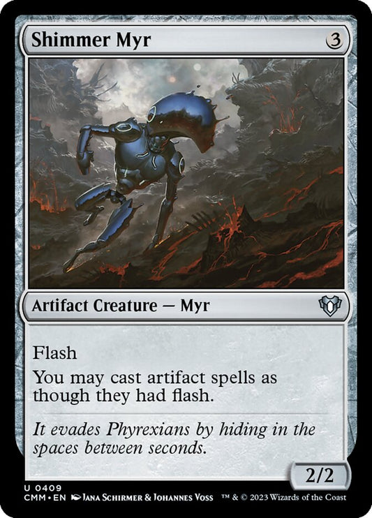 MTG Card Title: Shimmer Myr CMM/409