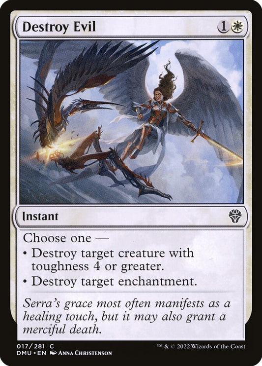 MTG Card Title: Destroy Evil DMU/17
