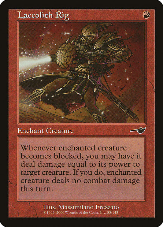 MTG Card Title: Laccolith Rig NEM/88