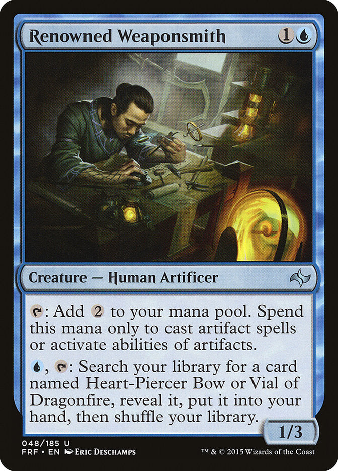MTG Card Title: Renowned Weaponsmith FRF/48