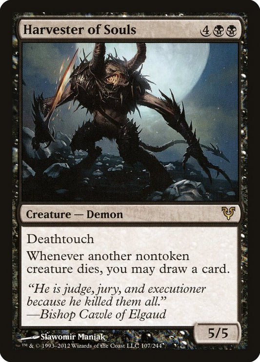 MTG Card Title: Harvester of Souls AVR/107