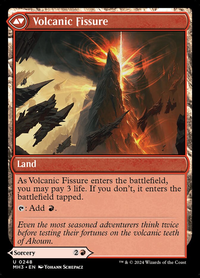 Sundering Eruption // Volcanic Fissure MH3/248