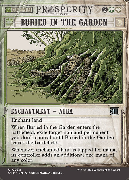 MTG Card Title: Buried in the Garden OTP/38